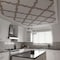 Ekena Millwork 33W x 33H x 38T Small Marrakesh Decorative Fretwork Wood Ceiling Panels, Walnut CELW33X33X0375MRKWA - alternate 5